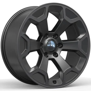 RTX Wheels – RA01 – Black – 18″x8″ 18mm – All weather Wheels – 083493